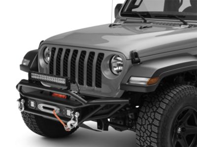 Barricade Jeep Gladiator Trail Runner Front Bumper with LED Fog Lights ...