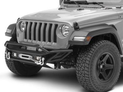 Barricade Jeep Wrangler Trail Runner Front Bumper with LED Fog Lights ...