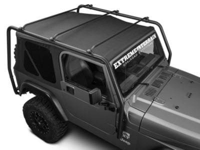 Barricade Jeep Wrangler Roof Rack; Textured Black J100172 (97-06 Jeep ...