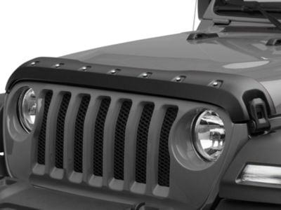 Jeep Wrangler Premium Bolt-On Look Hood Deflector - Textured (18-22 ...