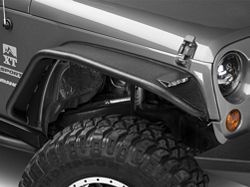 Barricade Tubular Fender Flares; Front and Rear (07-18 Jeep Wrangler JK)