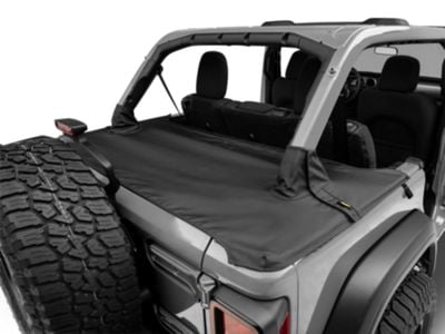 Bestop Duster Deck Cover; Black Diamond (18-24 Jeep Wrangler JL 4-Door)