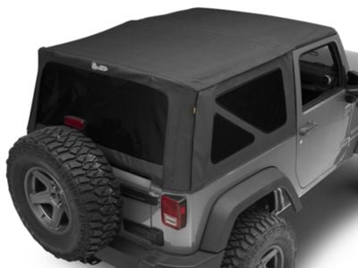 Bestop Supertop NX Soft Top; Black Diamond (07-18 Jeep Wrangler JK 2-Door)