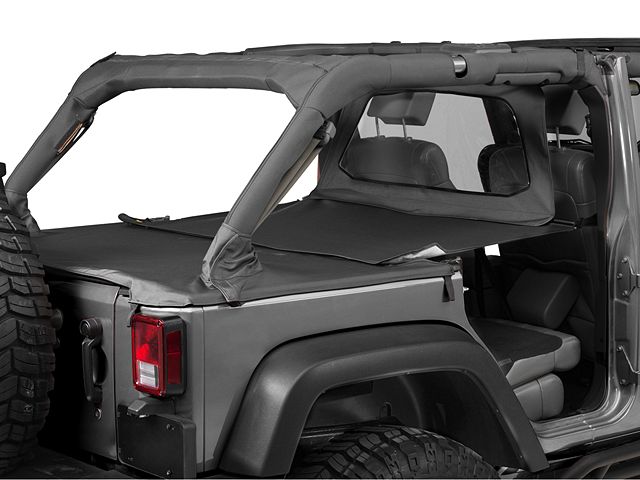 Bestop Windjammer; Black (07-18 Jeep Wrangler JK 4-Door)