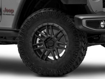 Black Rhino Jeep Gladiator Arches Matte Black Wheel; 18x8; 30mm Offset ...