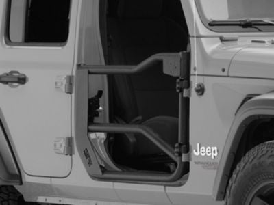 Body Armor 4x4 Jeep Wrangler Front Tube Doors; Textured Black JL-6154 ...