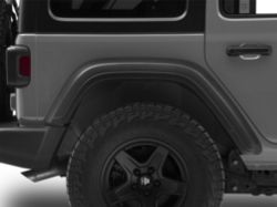 Body Armor 4x4 Rear Fender Liners; Textured Black (18-24 Jeep Wrangler JL)