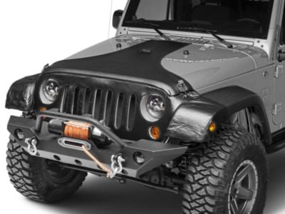 Covercraft Colgan Custom Jeep Wrangler Full Front End Bra; Black Crush ...