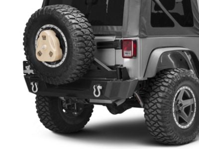 Daystar Jeep Wrangler Cam Can Trail Box w/ Spare Tire Mount - Tan ...