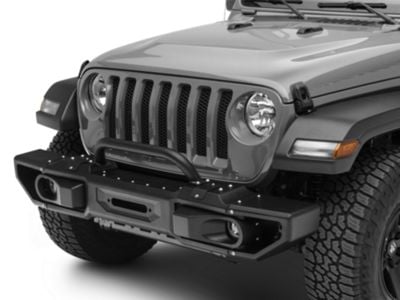 DV8 Offroad Jeep Wrangler Modular Front Bumper with Bull Bar FBJL-10 ...