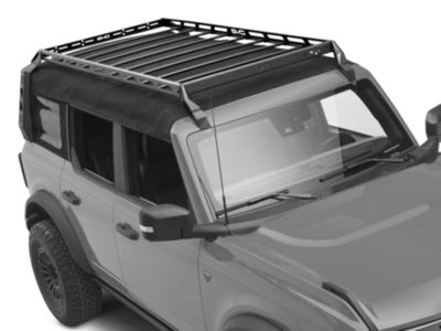 DV8 Offroad Bronco Soft Top Roof Rack RRBR-01 (21-24 Bronco 4-Door w ...