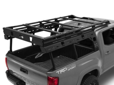 Fab Fours Tacoma Overland Bed Rack; Matte Black TTOR-01-1 (16-23 Tacoma w/  5-Foot Bed) - Free Shipping