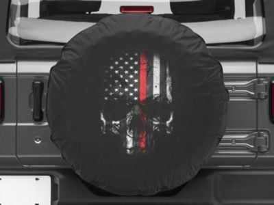 Distressed American Flag Fishing Pole Black & Red Spare Tire Cover for Gladiator, Wrangler, Jt, discount Jl, Jlu, Jk, Jku, Tj, Lj, Cj, Yj, Rv, etc