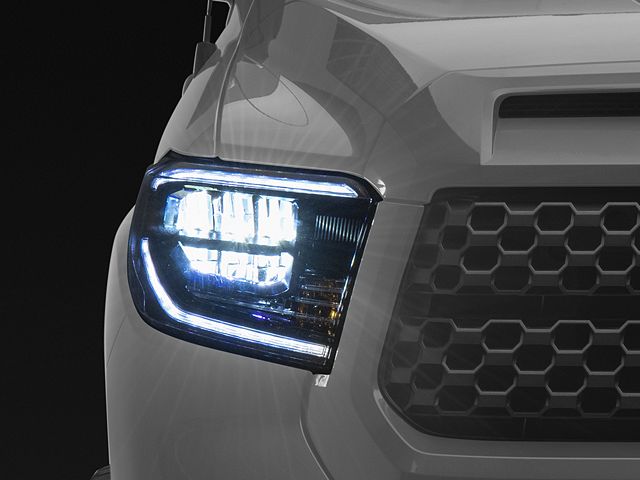 Form Lighting LED Reflector Headlights; Black Housing; Clear Lens (14-21 Tundra)
