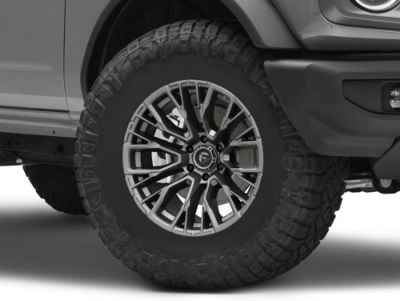 Fuel Wheels Bronco Rebar Matte Gunmetal 6-Lug Wheel; 17x9; 1mm Offset ...