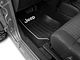 Elite Front Floor Mats with Jeep Logo; Black (66-24 Jeep CJ5, CJ7, Wrangler YJ, TJ, JK & JL)
