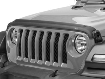 Jeep Wrangler Aeroskin II Hood Protector; Textured Black (18-24 Jeep ...