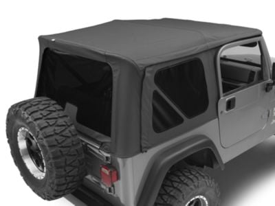 Jeep Wrangler Complete Soft Top; Black Diamond (97-06 Jeep Wrangler TJ w/  Full Doors