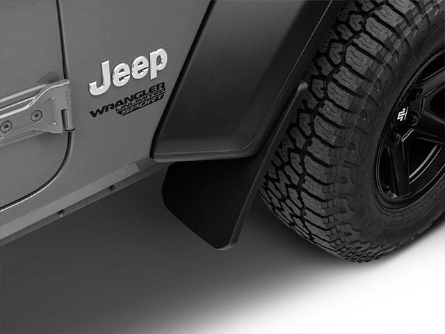 RedRock Custom Molded Mud Guards; Front and Rear (18-24 Jeep Wrangler JL, Excluding Rubicon)