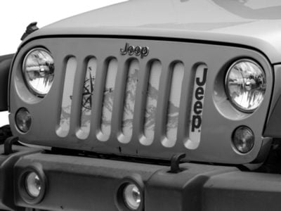 Jeep Licensed by RedRock Jeep Wrangler Grille Insert; Compass Jeep ...