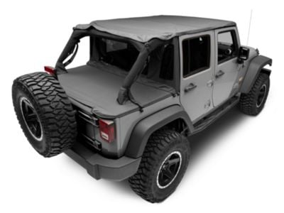 Jeep Wrangler TrailView Tonneau Top; Black Diamond (07-18 Jeep Wrangler ...