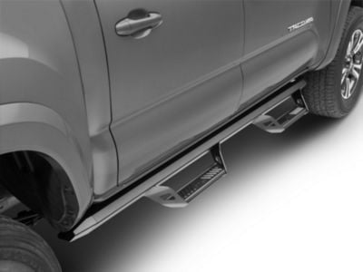 N-Fab Tacoma Predator Pro Nerf Side Step Bars; Textured Black PRT0563CC ...