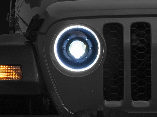 Oracle Oculus Bi-LED Projector Headlights; Matte Black Housing; Clear Lens (20-24 Jeep Gladiator JT)