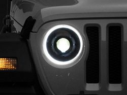 Oracle Oculus Bi-LED Projector Headlights; Matte Black Housing; Clear Lens (18-24 Jeep Wrangler JL)