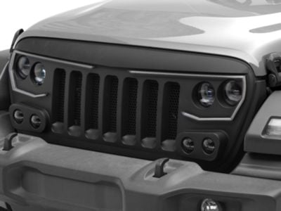 Oracle Jeep Wrangler Vector Pro-Series Full LED Grille 5837-PRO (18-24 ...