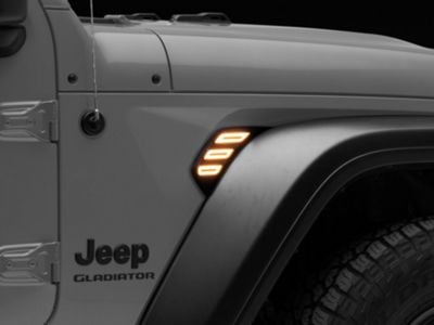 Raxiom Jeep Gladiator Axial Series LED Fender Lights with Turn Signal ...