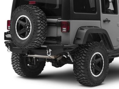 Redrock Jeep Wrangler Crawler Rear Bumper With Led Fog Lights J116327 