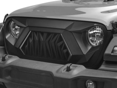 RedRock Jeep Wrangler V2 Goliath Grille with LED DRL J164985 (18-24 ...