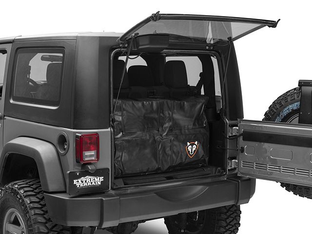 Rightline Gear Trunk Storage Bag; Black (07-18 Jeep Wrangler JK)