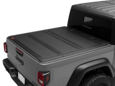 Rough Country Jeep Gladiator Hard Tri-Fold Flip-Up Tonneau Cover ...