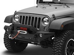 Rough Country Full Width LED Winch Front Bumper (07-18 Jeep Wrangler JK)