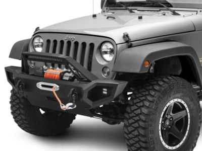 Rough Country Jeep Wrangler Full Width Trail Front Bumper 10585 (07-18 ...