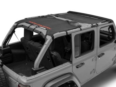 Rough Country Jeep Wrangler Mesh Bikini Top Plus; Black 85120 (18-24 Jeep  Wrangler JL 4-Door) - Free Shipping