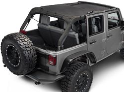 Rugged Ridge Full-Length Eclipse Sun Shade; Black (07-18 Jeep Wrangler JK 4-Door)