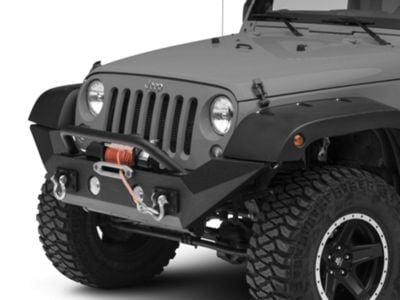 Rugged Ridge Jeep Wrangler Spartan Front Bumper with High Clearance ...