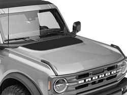 SEC10 Version 3 Hood Decal; Matte Black (21-24 Bronco, Excluding Raptor)