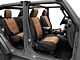 Smittybilt GEN2 Neoprene Front and Rear Seat Covers; Black/Tan (18-24 Jeep Wrangler JL 4-Door)