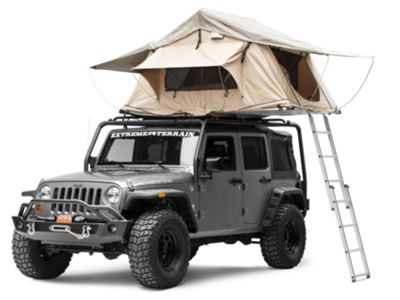 Smittybilt Jeep Wrangler Overlander Roof Top Tent; Coyote Tan 2783 ...