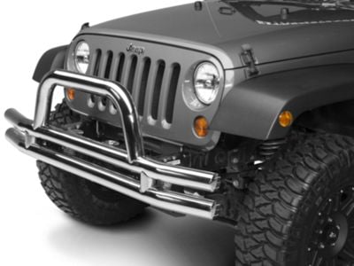 Smittybilt Jeep Wrangler 3-Inch Front Tubular Bumper with Hoop ...