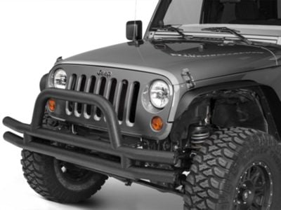 Smittybilt Jeep Wrangler 3-Inch Front Tubular Bumper with Hoop ...