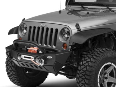 Smittybilt Jeep Wrangler XRC Gen2 Front Bumper; Light Textured 76807LT ...