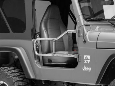 Steinjager Jeep Wrangler Trail Tube Doors - Bare Metal J0041331 (97-06 Jeep  Wrangler TJ)