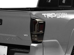 LED Tail Lights; Black Housing; Smoked Lens (16-23 Tacoma)