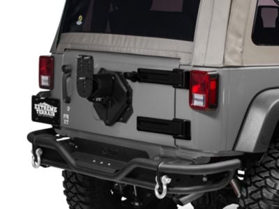Teraflex Jeep Wrangler HD Adjustable Spare Tire Mounting Kit 4838130 (07-18 Jeep  Wrangler JK)
