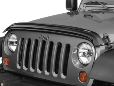 Weathertech Jeep Wrangler Stone & Bug Deflector - Dark Smoke 50169 (07 ...