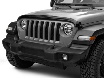 Weathertech Jeep Wrangler Stone and Bug Deflector; Dark Smoke 50273 (18 ...